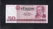 Deutschland, DDR, 50 Mark Ro.360d, DDR-22d, Computersatz, Serie: ZE, Ersatznote, -