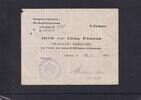 Kaiserreich, 1.Wk,Militärausgaben Frankreich, 5 Francs Ro.404,EWK-52d, Etappen-Inspektion 1, Wirtschaftsausschuss, -