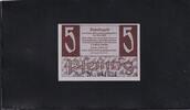 Alliierte Besatzung,Französische Besatzungszone 5 Pfennig Württemberg-Hohenzollern, Ro.214a, FBZ-7a, Serie:B, No und KN, -