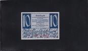 Alliierte Besatzung,Französische Besatzungszone 10 Pfennig Württemberg-Hohenzollern, Ro.215a, FBZ-8a, Serie:B, KN, -
