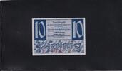 Alliierte Besatzung,Französische Besatzungszone 10 Pfennig Württemberg-Hohenzollern, Ro.215b, FBZ-8b, Serie:C, KN und Stern, -