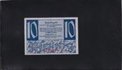 Alliierte Besatzung,Französische Besatzungszone 10 Pfennig Württemberg-Hohenzollern, Ro.215b, FBZ-8b, Serie:D, KN und Stern, -