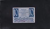 Alliierte Besatzung,Französische Besatzungszone 10 Pfennig Württemberg-Hohenzollern, Ro.215b, FBZ-8b, Serie:D, KN und Stern, -