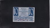 Alliierte Besatzung,Französische Besatzungszone 10 Pfennig Württemberg-Hohenzollern, Ro.215b, FBZ-8b, Serie:D, KN und Stern, -