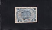 Alliierte Besatzung,Französische Besatzungszone 10 Pfennig Rheinland-Pfalz, Ro. 212, FBZ-5, Serie:D, -