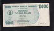 Simbabwe 100000 Dollars -