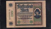 Weimarer Republik, Reichsbank, 5000 Mark Ro.76,DEU-87, Serie:,A -