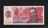 Tschechoslowakei, 50 Kronen Serie: F 22, -