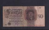 Weimarer Republik, Reichsbank, 50 Reichsmark Ro.170, DEU-176, Serie:A, Udr. Bst.R, -