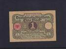 Weimarer Republik, Inflation, 1 Mark Ro.64, DEU-189, -
