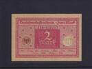 Weimarer Republik, Inflation, Darlehnskasse, 2 Mark Ro.65b, DEU-191, Druck rot, Siegel braun, -