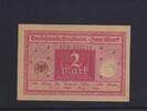 Weimarer Republik, Inflation, Darlehnskasse, 2 Mark Ro.65b, DEU-191, Druck rot, Siegel braun, -