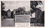 Deutschland, DDR, Brandenburg, Ansichtskarte, Wittstock/Dosse, mit Landpoststempel Kuhlmühle, -