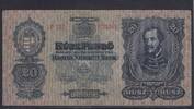 Ungarn 20 Pengö 1930 stark gebraucht IV+, 17.35 £ Tax included +  6.07 £ shipping