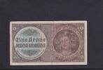 Drittes Reich, Böhmen und Mähren, 1 Krone Ro.558a, ZWK-9a, Serie: H 047, -