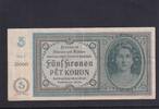 Drittes Reich, Böhmen und Mähren, 5 Kronen Ro.559a, ZWK-10a, Serie: H, -