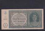 Drittes Reich, Böhmen und Mähren, 5 Kronen Ro.559a, ZWK-10a, Serie: H, -