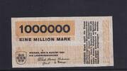 Weimarer Republik, Thüringen, 1 Million Mark Bauhaus, Entwurf Herbert Bayer, Weimar Landesregierung, -
