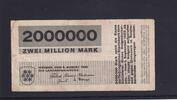 Weimarer Republik, Thüringen, 1 Million Mark Bauhaus, Entwurf Herbert Bayer, Weimar Landesregierung, -