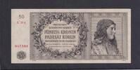Drittes Reich, Böhmen und Mähren, 50 Kronen Ro.564b, ZWK-16b, mit Perforation SPECIMEN, -