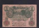 Kaiserreich, Reichsbanknote, 50 Mark 1910 Ro.42, DEU-38, Serie: B, Udr.B... 1.73 £ Tax included +  6.07 £ shipping