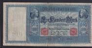 Kaiserreich, Reichsbanknote, 100 Mark 1910 Ro.43a, DEU-39a, Papier weiß,... 1.73 £ Tax included +  6.07 £ shipping