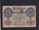 Kaiserreich, Reichsbanknote, 20 Mark 1914 Ro.47a, DEU-47a, KN 6 stellig ... 3.46 £ Tax included +  6.07 £ shipping