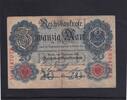 Kaiserreich, Reichsbanknote, 20 Mark 1914 Ro.47b, DEU-41b, KN 7 stellig ... 1.73 £ Tax included +  6.07 £ shipping