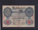 Kaiserreich, Reichsbanknote, 20 Mark 1914 Ro.47b, DEU-41b, KN 7 stellig ... 1.73 £ Tax included +  6.07 £ shipping