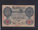 Kaiserreich, Reichsbanknote, 20 Mark 1914 Ro.47b, DEU-41b, KN 7 stellig ... 1.73 £ Tax included +  6.07 £ shipping