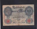 Kaiserreich, Reichsbanknote, 20 Mark 1914 Ro.47b, DEU-41b, KN 7 stellig ... 2.59 £ Tax included +  6.07 £ shipping