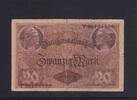 Kaiserreich, Reichsbanknote, 20 Mark 1914 Ro.49a, DEU-55a, KN 6 stellig,... 4.33 £ Tax included +  6.07 £ shipping