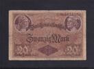 Kaiserreich, Reichsbanknote, 20 Mark 1914 Ro.49b, DEU-55b, KN 7 stellig,... 3.46 £ Tax included +  6.07 £ shipping
