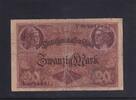 Kaiserreich, Reichsbanknote, 20 Mark 1914 Ro.49b, DEU-55b, KN 7 stellig,... 3.46 £ Tax included +  6.07 £ shipping