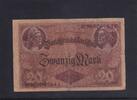 Kaiserreich, Reichsbanknote, 20 Mark 1914 Ro.49b, DEU-55b, KN 7 stellig,... 3.46 £ Tax included +  6.07 £ shipping