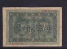 Kaiserreich, Reichsbanknote, 50 Mark 1914 Ro.50a, DEU-56a, KN 6 stellig ... 3.46 £ Tax included +  6.07 £ shipping