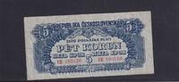 Tschechoslowakei, 5 Kronen 1944 gebraucht III-, 13.01 £ Tax included +  6.07 £ shipping