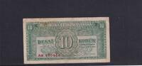 Tschechoslowakei, 10 Kronen 1950 gebraucht III-, 8.67 £ Tax included +  6.07 £ shipping