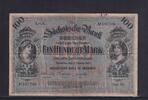 Deutsches Reich, Sachsen, , 100 Mark Sächsische Bank Dresden, Serie: III, mit Hand Unterschrift, -