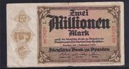 Deutsches Reich, Sachsen, 2 Millionen Mark Sächsische Bank Dresden, -