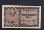 Deutsches Reich, Württemberg, 20000 Mark Württembergische Notenbank Stuttgart, -