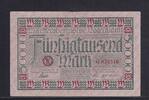 Deutsches Reich, Württemberg, 50000 Mark Württembergische Notenbank Stuttgart, -