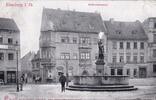 Deutsches Reich, Thüringen,, Ansichtskarte Eisenberg, Mohrenbrunnen,, -