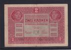 Österreich 2 Kronen 1917 ohne Aufdruck DEUTSCHÖSTERREICH, gebraucht III-, 6.93 £ Tax included +  6.07 £ shipping