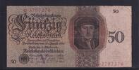 Weimarer Republik, Reichsbank, 50 Reichsmark Ro.170a, DEU-176a, Udr.-Bst. V, Serie: G, -