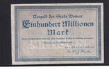 Weimarer Republik, Thüringen, 100 Millionen Mark Weimar, Stadt, -