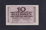 Weimarer Republik, Rheinland, 10 Billionen Mark Duisburg, Stadt, -