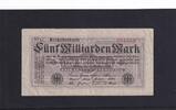 Weimarer Republik, Reichsbank, 5 Milliarden Mark Ro.120c, DEU-145c, KN 6 stellig rot, FZ.: AC, schwarz, -