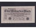 Weimarer Republik, Reichsbank, 5 Milliarden Mark Ro.120e, DEU-145f, ohne KN und FZ, -