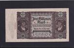 Weimarer Republik, Reichsbank, 2 Millionen Mark Ro.89a, DEU-101a, KN 16 mm lang, -